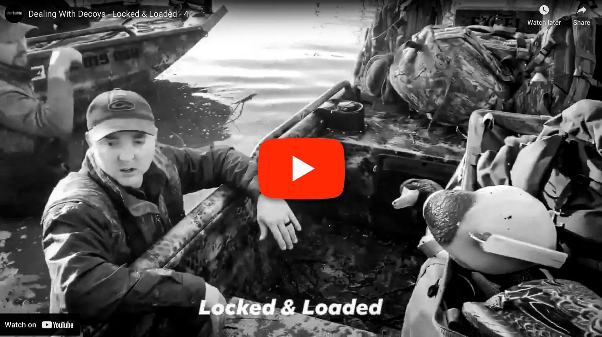 Locked loaded decoy cap